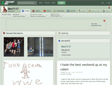 Tablet Screenshot of ben7117.deviantart.com