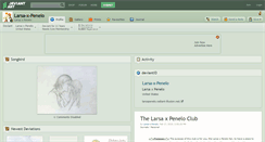 Desktop Screenshot of larsa-x-penelo.deviantart.com