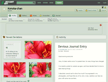 Tablet Screenshot of konoka-chan.deviantart.com