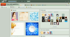 Desktop Screenshot of free-vector-graphics.deviantart.com