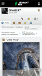 Mobile Screenshot of ghost247.deviantart.com