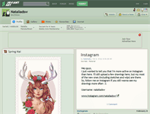 Tablet Screenshot of nataliadsw.deviantart.com