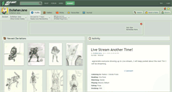 Desktop Screenshot of dullahanjane.deviantart.com