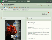 Tablet Screenshot of breckinisdramatical.deviantart.com