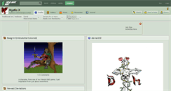 Desktop Screenshot of mystic-x.deviantart.com