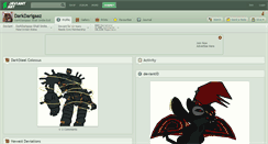 Desktop Screenshot of darkdarigaaz.deviantart.com