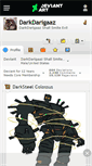 Mobile Screenshot of darkdarigaaz.deviantart.com