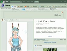 Tablet Screenshot of danera.deviantart.com