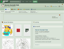 Tablet Screenshot of naruto-uzumaki-club.deviantart.com