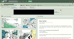 Desktop Screenshot of antonyhollums83.deviantart.com
