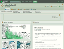 Tablet Screenshot of antonyhollums83.deviantart.com