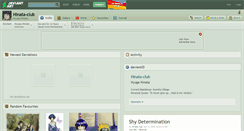 Desktop Screenshot of hinata-club.deviantart.com