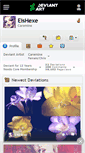 Mobile Screenshot of eishexe.deviantart.com