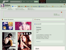 Tablet Screenshot of eishexe.deviantart.com