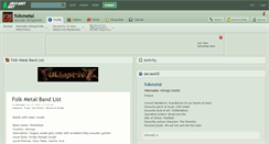 Desktop Screenshot of folkmetal.deviantart.com