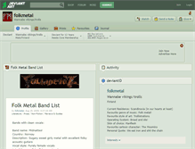 Tablet Screenshot of folkmetal.deviantart.com