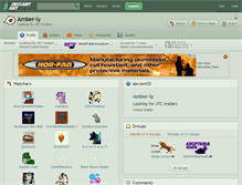 Tablet Screenshot of amber-ly.deviantart.com