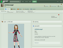 Tablet Screenshot of nihilisticangel.deviantart.com
