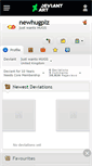 Mobile Screenshot of newhugplz.deviantart.com