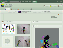 Tablet Screenshot of linkinxlinkin18.deviantart.com