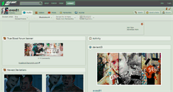 Desktop Screenshot of evex81.deviantart.com