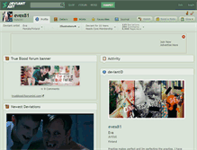 Tablet Screenshot of evex81.deviantart.com