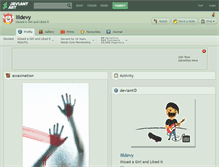 Tablet Screenshot of lildevy.deviantart.com