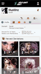 Mobile Screenshot of illusi0nz.deviantart.com