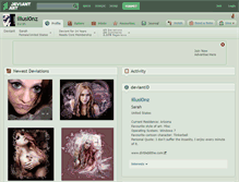 Tablet Screenshot of illusi0nz.deviantart.com