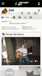 Mobile Screenshot of d4g.deviantart.com