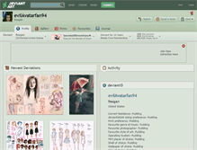 Tablet Screenshot of evilavatarfan94.deviantart.com