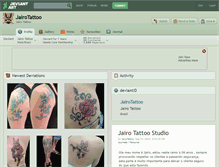 Tablet Screenshot of jairotattoo.deviantart.com