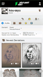 Mobile Screenshot of kou-sayu.deviantart.com