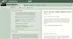 Desktop Screenshot of masked-vigilantes.deviantart.com