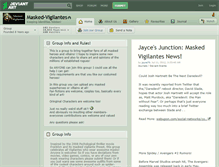 Tablet Screenshot of masked-vigilantes.deviantart.com