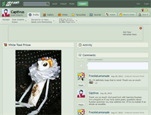 Tablet Screenshot of captivus.deviantart.com