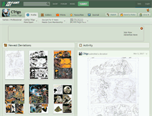 Tablet Screenshot of ctrigo.deviantart.com