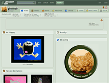 Tablet Screenshot of ginnieair.deviantart.com