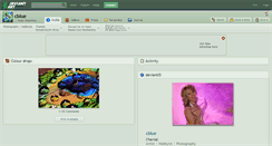 Desktop Screenshot of cblue.deviantart.com