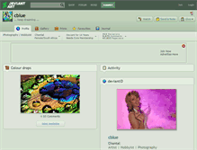 Tablet Screenshot of cblue.deviantart.com