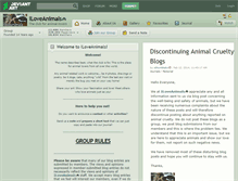 Tablet Screenshot of iloveanimals.deviantart.com