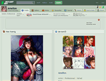 Tablet Screenshot of amelion.deviantart.com