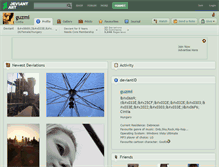 Tablet Screenshot of guzmi.deviantart.com