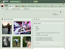 Tablet Screenshot of elxis.deviantart.com