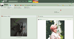 Desktop Screenshot of hikuja.deviantart.com