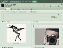Tablet Screenshot of blackbeard-1987.deviantart.com