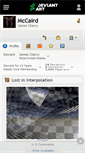 Mobile Screenshot of mccaird.deviantart.com