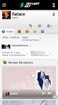 Mobile Screenshot of flatlace.deviantart.com