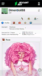 Mobile Screenshot of dimentio888.deviantart.com