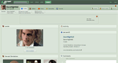 Desktop Screenshot of davenightfall.deviantart.com